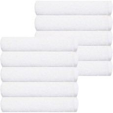 송월타월 호텔 수건 앙팡 130g 30수 면사, 화이트, 10개