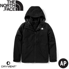 The North Face 男 DV防水兩件式刷毛保暖外套 AP 黑色