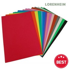 로렌하임 대원 EVA폼 2T 33x49 밤색 공예 미술 DIY 컬러폼보드 5개입 부드러운EVA