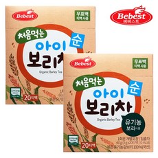 베베스트 처음먹는 아이 보리차, 60g, 20개입, 2개