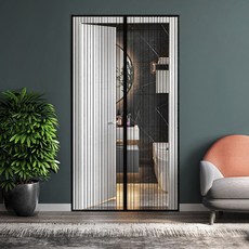 입구 출입 모기안녕 무더위 120x210cm 문모기장 현관 마그넷 방충망 벌레차단 NWFHWJ1I