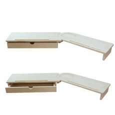 모니터받침대 기본 서랍1개포함 원목 듀얼 1단 우드핏 73468ea 1(pc), 색상