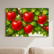 돈들어오는 사과그림 액자 풍수 인테리어 현관 개업 집들이선물 금전운 재물운, 02.부귀수복 홍사과(가로형)