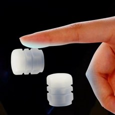 고무 발광 밸브 스템 커버 자동차 타이어 휠 캡 야광 자전거 트럭 교체용, 3. Blue 2PCS 0.8cm, 1개