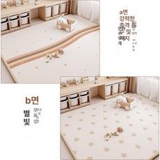 라이트온 유아매트 층간소음매트 바닥 매트 거실매트, 갤럭시 레인보우+스타리 닷