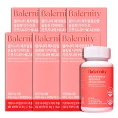 밸러니티 체지방감소엔 슬림핏 가르시니아 다이어트 보조제 HCA1200, 6개, 90정
