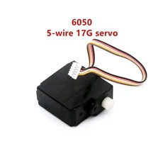 SCY 16101 Q117 JT RC 자동차 예비 부품 6050 서보 스티어링 기어, 01 YELLOW, 1개