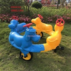 회전 목마 키즈 카페 흔들 말 놀이 뻉뻉이 놀이터, 1-6, 1개