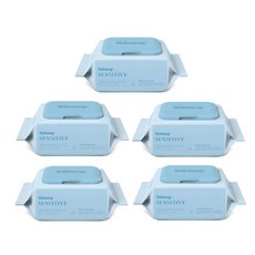 베베숲 센시티브 엠보싱 물티슈 캡형, 65g, 20개입, 5개