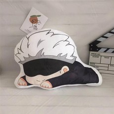 주술회전 쿠션 베개 거실 장식 침실 컬렉션 캐릭터 선물 소파 굿즈 고죠 사토루, 8cm 펜던트, 사토루 고조 (누운 자세)
