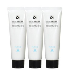 X 3개 세트 데미 컴포지오 EQ 마스크 A 50g, 1g, 1개