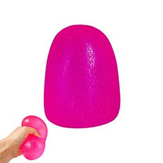 스퀴시 스트레스볼 젤리볼 말랑공 말랑이 클레이, 스트레스볼 대형 퍼플, 1개, 퍼플