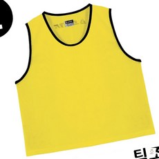 푸른샵 팀조끼 옐로우 L 단체복 단체티셔츠 민소매