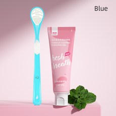 타입 코팅 세척 젤 혀 제거 구강 냄새 스크레이퍼, [03] blue 2pcs, 03 blue 2pcs