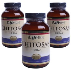 라이프타임 키토산 1000mg 타블렛, 90개입, 3개, 90정
