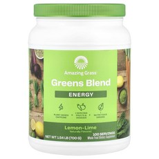 어메이징그래스 Green 슈퍼푸드 에너지 레몬 라임 700g(24.7oz), 698g, 1개