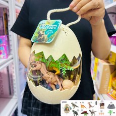 UCOK 恐龍蛋玩具套組 50件套仿真動物模型, 1套