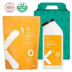 레인보우 과탄산소다 베이직 톡톡용기 500g + 리필 500g 2종세트 친환경세제 집들이선물세트, 1개