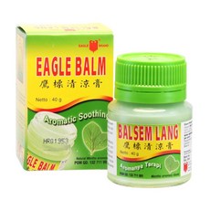 Balsem Lang 캡 랭 유칼립투스 밤 근육통 목 관절 염좌 완화 반복 열, 1개