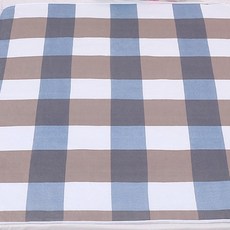 曼德旺 可水洗三層防水隔尿墊/護理墊, 1個, 藍灰格子