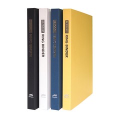 이지포켓 3공 링 바인더 2cm 합지 싸바리 바인더, 백색