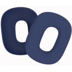 교체용 소프트 실리콘 이어 패드 내부 쿠션 프로텍터 커버 애플 AirPods Max 헤드폰(다크 블루)과 호환되는 액세서리, 교체용 소프트 실리콘 이어 패드 내부 쿠션 프로텍터 커