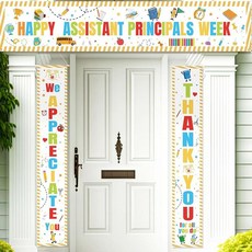 2 SmoothNovelty 3피스 250주년 기념 배너 미국 1776-2026 배경 250년 애국 파티 장식 지도 사진 벽 용품, 어시스턴트 교장 주간