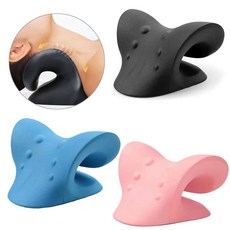 목 경추 마사지 베개 교정 양방향 마사지 근육 이완기 어깨, 경추마사지베개(핑크), 경추마사지베개(핑크)