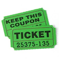 DGBDPACK 추첨 티켓 100장 100쌍 200개 50/50 50/50 더블 티켓 읽기 쉬운 굵은 숫자 이벤트 티켓 입장 클래스 보상 및 상품 티켓 - 레드 330, 그린-100