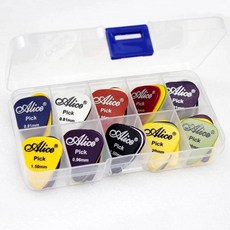 기타헤드머신 앨리스 패들 기타 미끄럼방지 프로스트 어쿠스틱 일렉트릭 1850100개 스트럼 두께, 50 PCS mixed loading