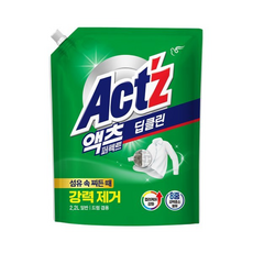 액츠 퍼펙트 딥클린 액상세제 리필, 2.2L, 1개