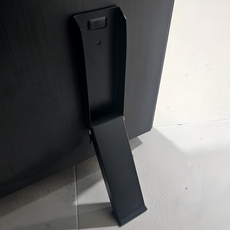 키시크 밀림방지 무타공 도어스토퍼 현관문 원터치, 1개, 딥 실버