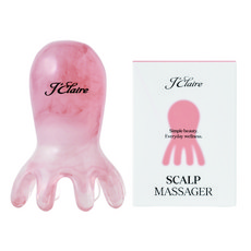 제이끌레르 문어 두피 괄사 마사지기, 로즈레드, 1개