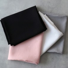 쏘잉스 / 소폭 천연꼰사인견무지 4color CA8, 블랙, 1개