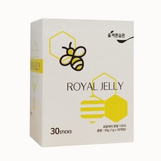 동결건조 로얄젤리 분말 30스틱 생로얄제리 로열 로얄제리의 효능 로열락틴 로얄락틴, 1개