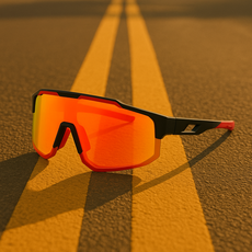 다온잇 스포츠 남성 여성 변색 편광 선글라스, 레드, 1개