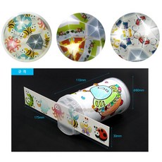 나만의 만화경 만들기 과학키트 1인용 만화경만들기 만들기재료 미술용품 과학놀이, 1개, 상세페이지참조