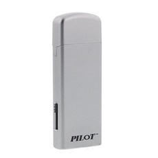 파이롯트 Pilot ElectrON 온ics CA-8801SZ 불꽃 없는 충전식 엘라이터 실버 273347, 1 Count (Pack of 1)