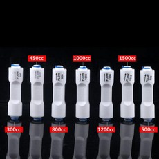 파이프 300CC-1500CC 유량 피팅 인치 호스 조절기 OD 퀵 폐수 워터 RO 역삼투 시스템 1/4, 1500CC