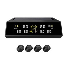대형차 측정기 화물차 공기압 타이어 압력계 트럭용 게이지 센서, 1. 3세대 4륜 0-9Bar(시계O)