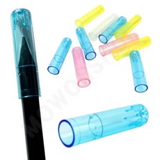 연필마개 투명 연필 캡 보호캡 펜뚜껑 색연필캡