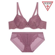 게스 속옷 언더웨어 로맨틱 퍼플 레이스브라 햄팬티세트GBWBR825VIGBWBP825VI PTX830 SAP681