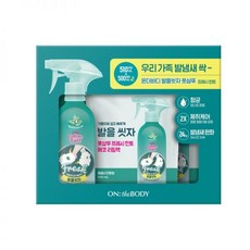 샤워 입욕용품 온더바디 풋샴푸 프레시 민트 510ml + 리필 1000ml 바디워시