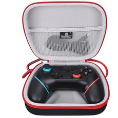 Tourmate Hard Controller 케이스 Compatible for Switch 무선 Pro Travel Protective Carrying Storage Bag (, 블랙 & Red