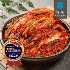 대복 포기김치 3kg+3kg (김치품평회 최우수상 농식품부장관 수상), 6kg, 1세트