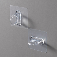 DAPAYO 다용도 후크걸이 거치대 링고리, 투명, 8개