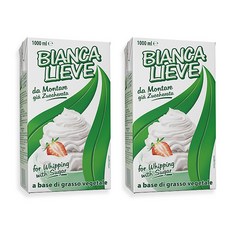 비앙카리에베 가당 휘핑크림, 2개, 1L