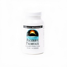 SOURCE NATURALS 棕櫚酸酯維他命C膠囊 500mg, 1罐, 90顆
