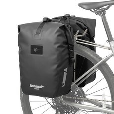 Rhinowall TRAVELER 自行車後貨架包, 黑色, 1個