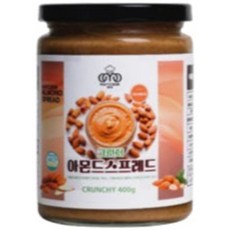 아쫀쿠 아몬드스프레드 400g 무첨가 아몬드쨈 크런치, 1개